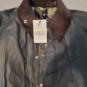 Barbour Jacket, Beaufort Brand New (Sage, Size 40)